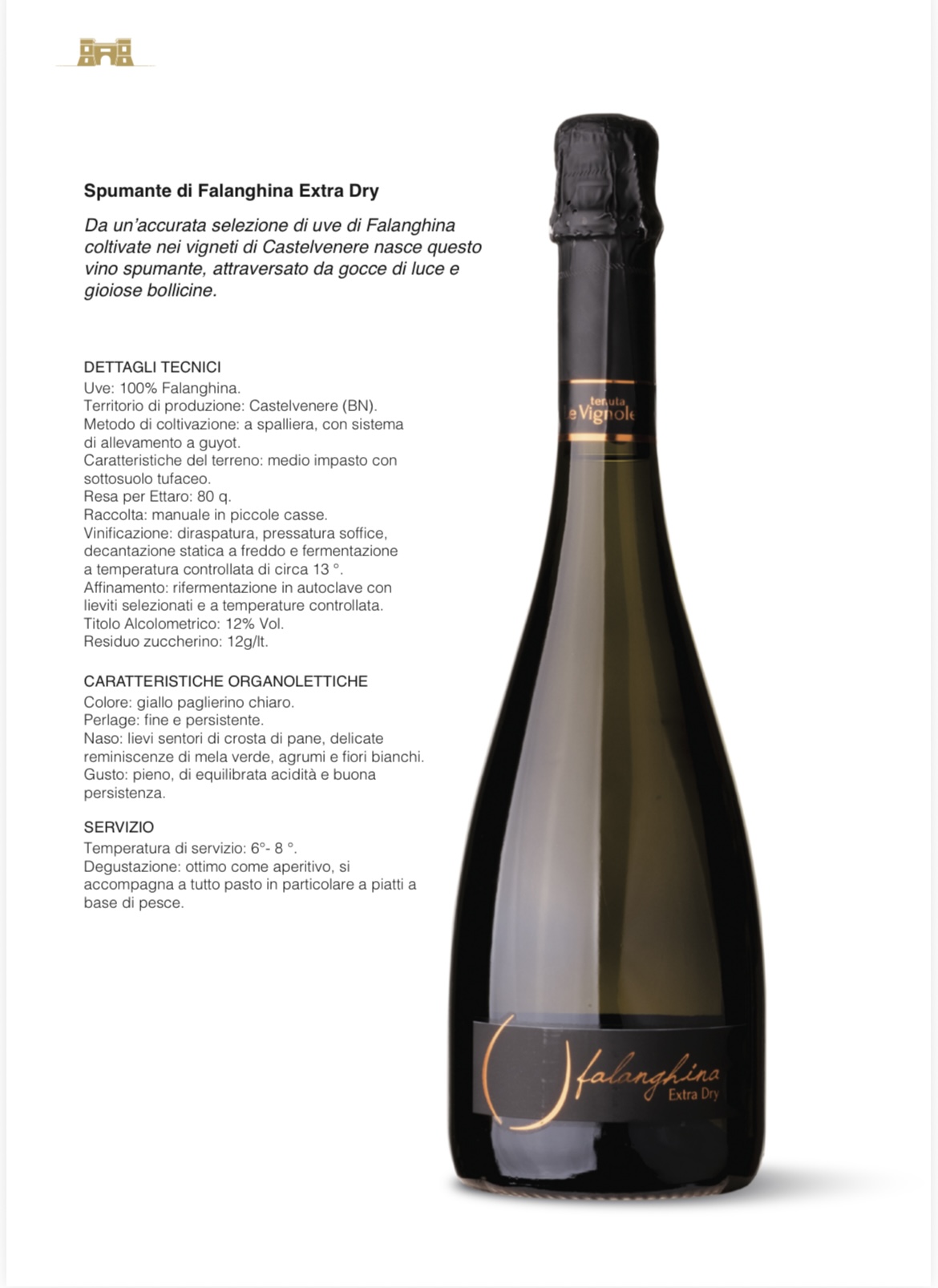 SPUMANTE DI FALANGHINA EXTRA DRY